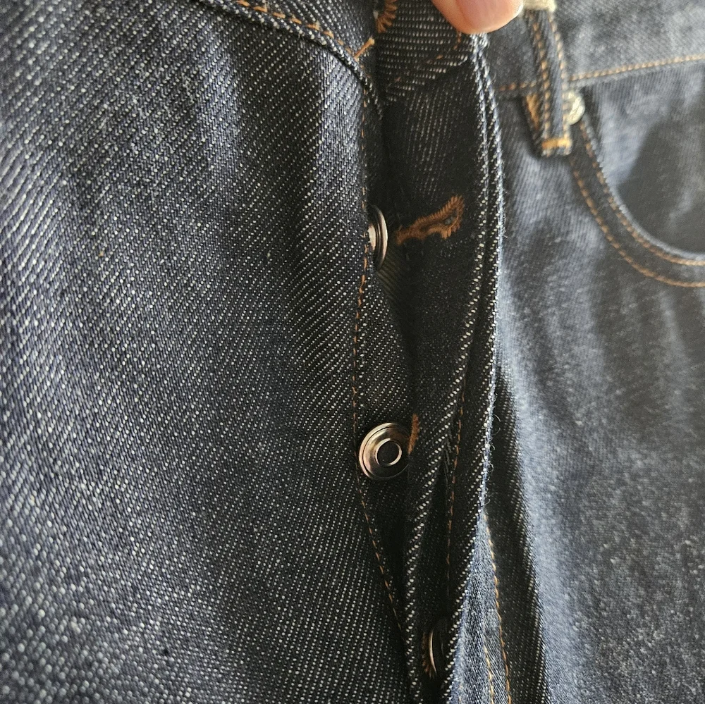 NWT Men's A.P.C. jeans size 34 waist button fly - Picture 3 of 6